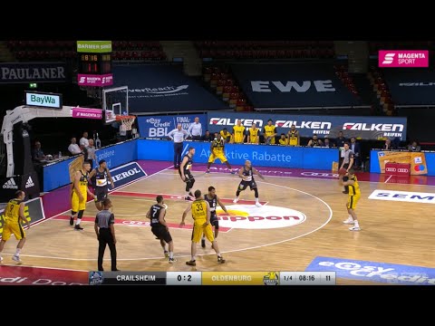 Baskets Oldenburg kämpfen sich gegen Crailsheim weiter