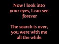 Jed Madela The Search Is Over Lyrics