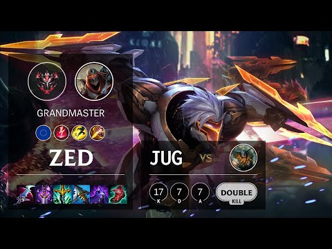 Zed Jungle vs Olaf - EUW Grandmaster Patch 11.14