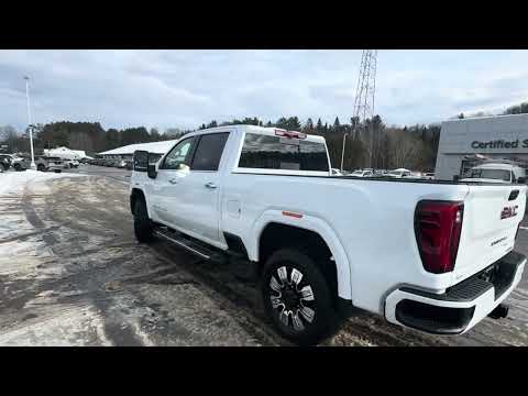 2026 GMC Sierra 2500HD Crew Cab Standard Box 4-Wheel Drive Denali in White for sale at Boyer Chevrolet Buick GMC Bancroft in Bancroft, ON