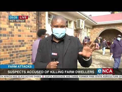 Farm Attacks Seven murder suspects back in court