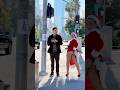 Random Person did not support the CHRISTMAS PRANK with Santa..🤦🏻‍♀️😕 Why? LA ELVÍRA #shorts