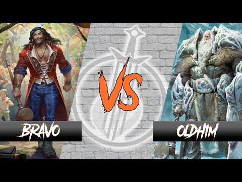 Flesh and Blood TCG - Oldhim vs Bravo Gameplay Classic Constructed Tales of Aria