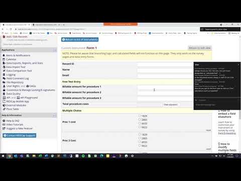 REDCap Tutorial - Calculations and Functions
