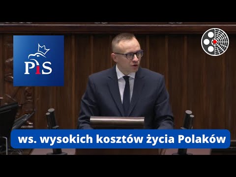 Artur Soboń broni polityki rządu wobec wysokich kosztów życia