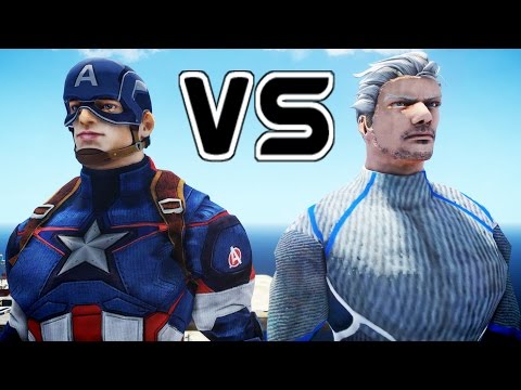 Captain America VS Quicksilver - EPIC BATTLE