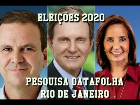 ELEIÇÕES 2020 - ÚLTIMA PESQUISA DATAFOLHA PARA PREFEITO DO RIO DE JANEIRO