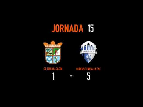 VÍDEO // RESUMEN GOLES // 1ª DIVISIÓN - J. 14 // CD GUADALCACÍN - OURENSE ENVIALIA FSF (1-5)