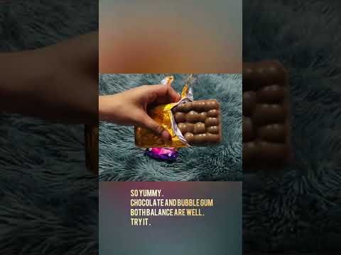 New Cadbury dairy milk silk bubbly bubble gum review || @Cadbury @silk-bubbly bubblegum