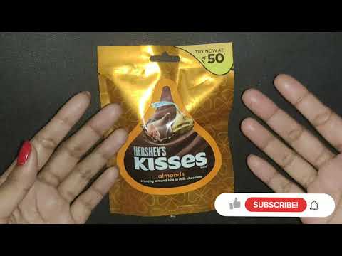 Hershey's kisses chocolate review in hindi | Almond Flavour| Try or not | The View Review