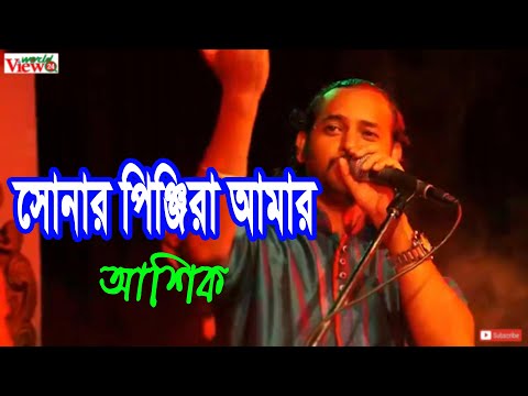 Shonar Pinjira Amar | সোনার পিঞ্জিরা আমার কইরা গেলা খালি | Ashik | Arkum Shah | ফোক গান