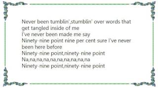 Brian McComas - 99.9 Sure I&#39;ve Never Been Here Before Lyrics