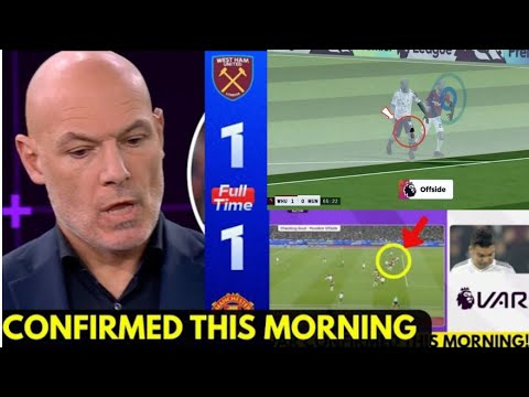 🚨🤩VAR ADMITS BLUNDER AS MAN UNITED DENIED IN CONTROVERSIAL WEST HAM CLASH✅