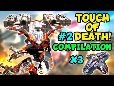 Touch Of Death 2! - ROCKET AO MING Deleting TITANS! Compilation +125% DMG - War Robots Max Gameplay