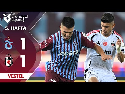 Vestel | Trabzonspor (1-1) Beşiktaş - Highlights/Özet | Trendyol Süper Lig - 2024/25