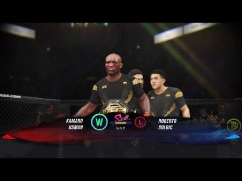 Roberto Soldic vs Kamaru Usman  2   (CFF 100/ CHAMP vs CHAMP)