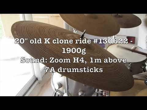 20" old K clone ride #130622 - 1900g - SOLD OUT