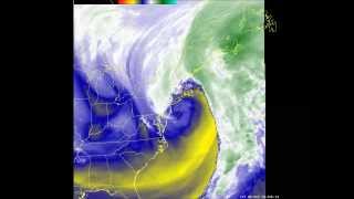 preview picture of video 'Water Vapor Imagery Loop for Feb 13-14, 2014'