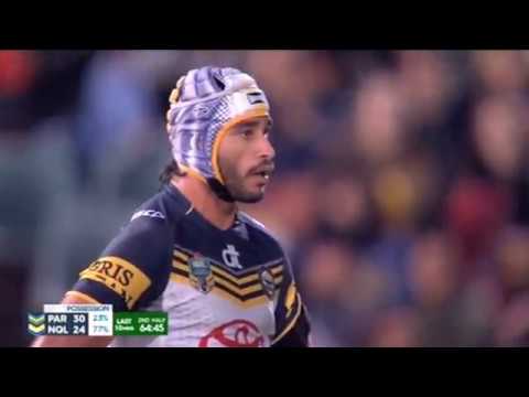 NRL: 5 Tries in 12 minutes! Cowboys v Eels - 2015, Rd 13