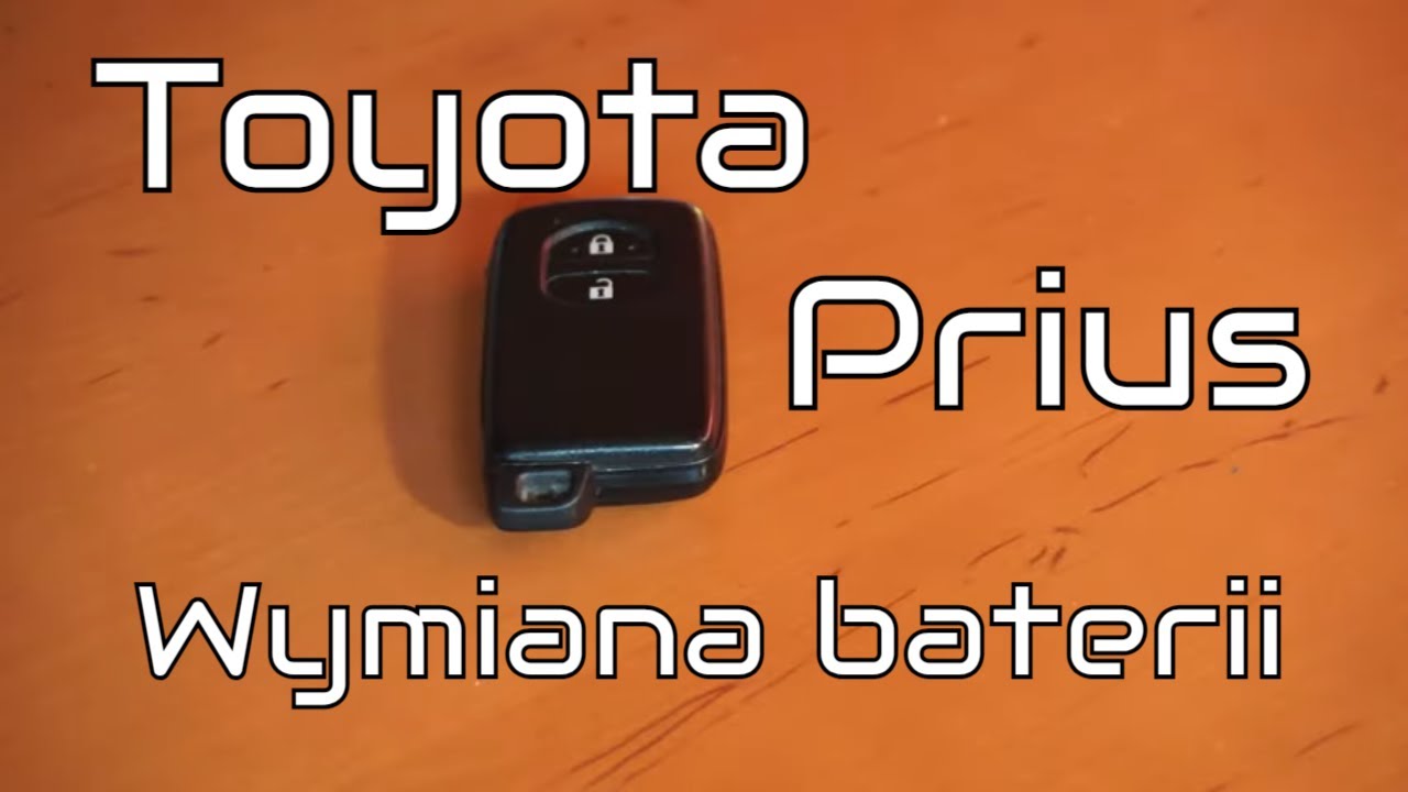 Wymiana baterii w pilocie samochodu Toyota