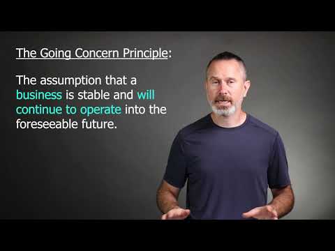 ADMS 2500 | GAAP - The Going Concern Principle