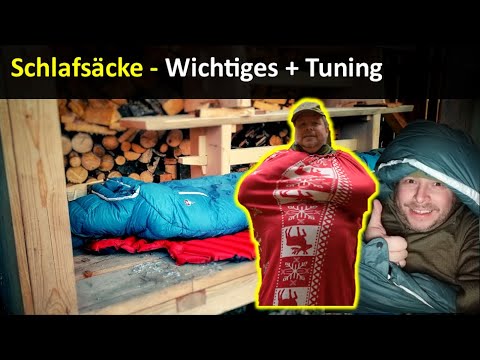 Schlafsäcke erklärt + Schlafsacktuning - Blackout Profi Serie