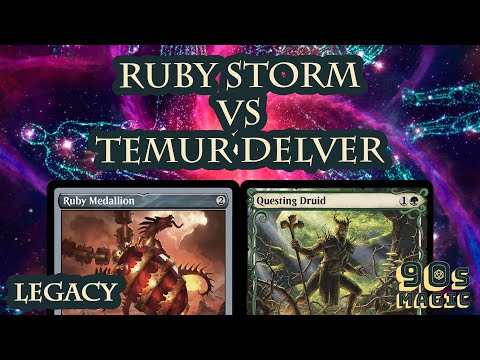 Mono Red Ruby Storm vs Temur Delver [MTG Legacy]