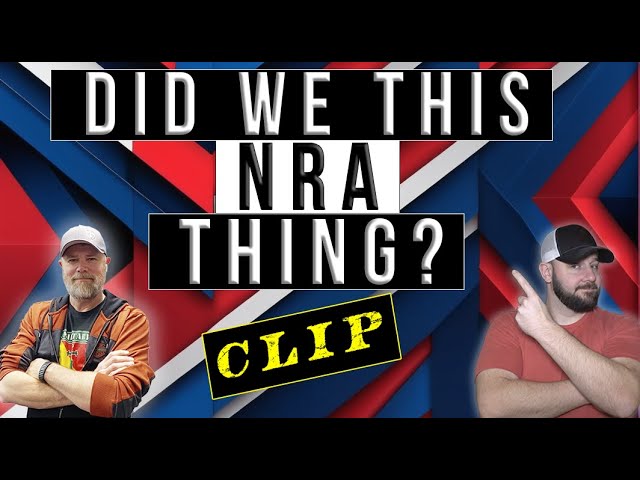 FLASHBACK: Man did we call this NRA thing... Tim and Braden may take up fortune telling...
