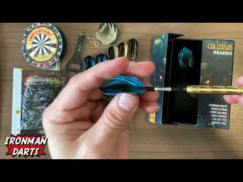 Unboxing and Demo: Colossus KRAKEN Brass Soft Tip Darts Review