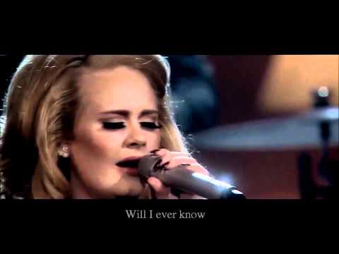 Adele - One And Only HD (OFFICIAL VIDEO LYRICS LIVE)
