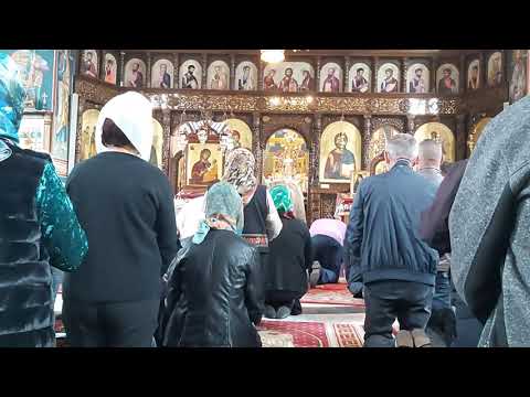 Slujba la Manastirea Sihastria Putnei