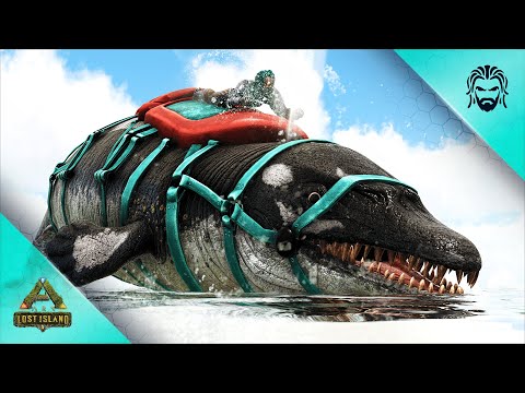 I Tamed a Basilosaurus and Found a Secret Loot Cave! - ARK Lost Island [DLC E29]
