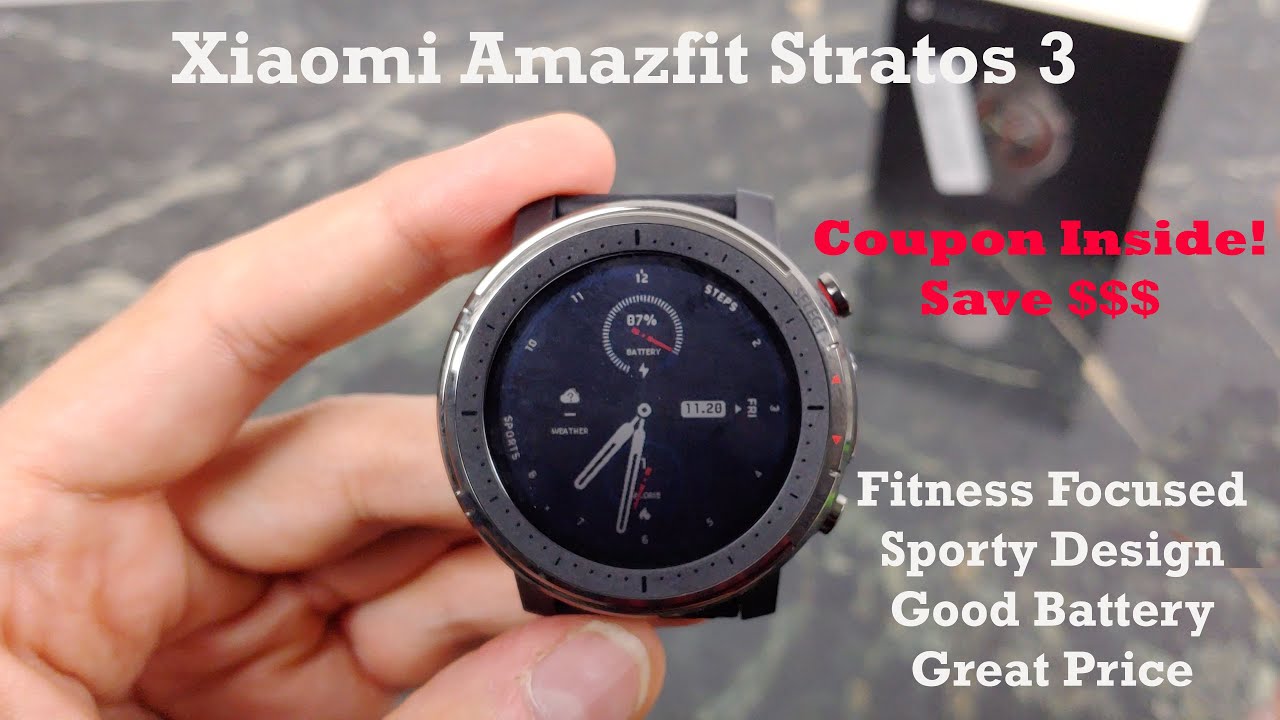 Xiaomi Amazfit Stratos 3 Unboxing & First Impressions