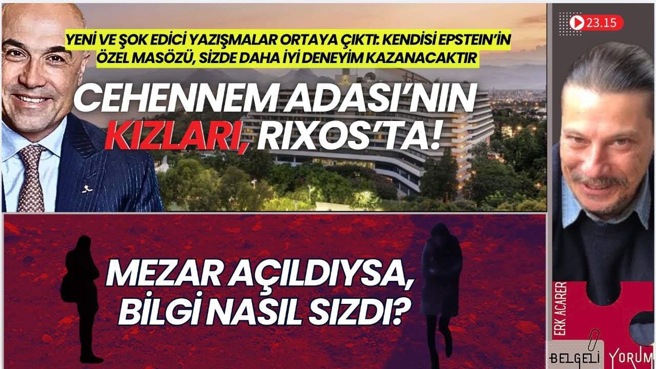 CEHENNEM ADASI'NIN KIZLARI RIXOS'TA-Yeni Yazışmalar Ortaya Çıktı! #23nisan #mehmetağar #gülistandoku