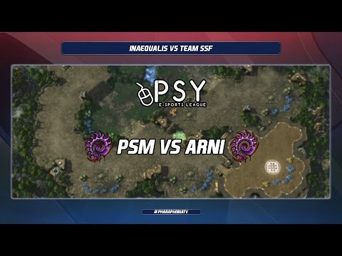 [CZ] PSY eSports TL - Inaequalis vs SSF - PSM vs Arni l MAP3 l PharaphobiaTV