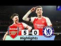 Arsenal 5-0 Chelsea | Extended Highlights | Premier League 2023/24