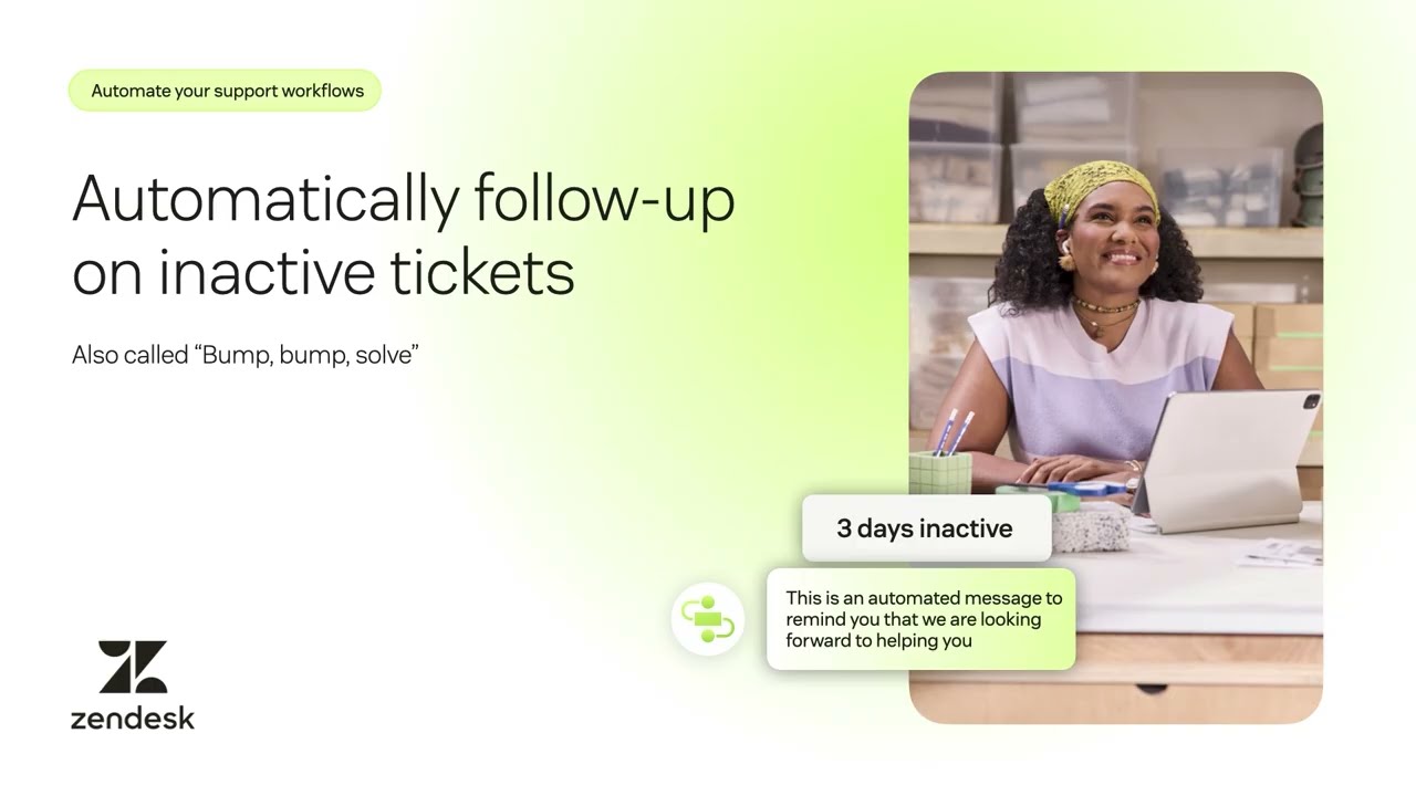 Automate follow-ups for inactive tickets (2025 Zendesk tutorial)