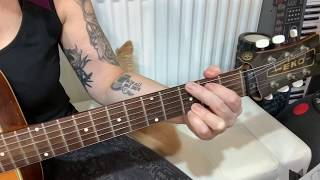 One Of Us ABBA guitar lesson easy chords (Lyrics in description )