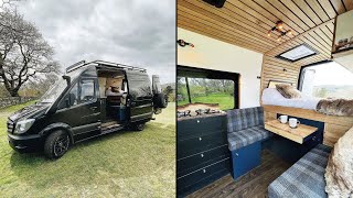 STYLISH & SPACIOUS MWB Van Conversion | BACK AGAIN with an EVEN COOLER Campervan Build! by Nate Murphy