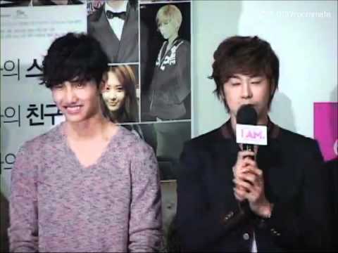 [Cut KYUMIN] 120618  'I AM' Movie Press Conference