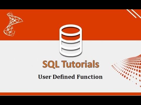 Sql Tutorials 13 User Defined Function In Sql