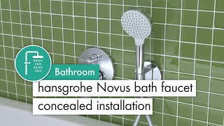 hansgrohe Novus egykaros kádcsaptelep falsík alatti szereléshez