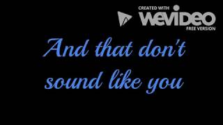 Lee Brice - That Don&#39;t Sound Like You (Lyrics)