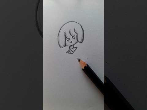 Drawing a Girl - EASY PEASY! 👧✨ #art #shorts #foryou #tutorial #satisfying #easy #girl #sketch