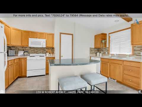 Priced at $224,999 - 159 W ROBERT Avenue, Hazel Park, MI 48030