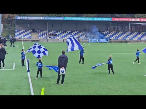 Opkomst AGOVV-Columbia (2-0), we vormden een erehaag voor het 1e elftal 💙