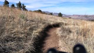 Descending Nelson Loop in the clockwise direction. Phone mounted to handlebars.