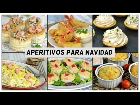 APERITIVOS para NAVIDAD | ROLLITOS de CANAPÉS para NAVIDAD con gambas