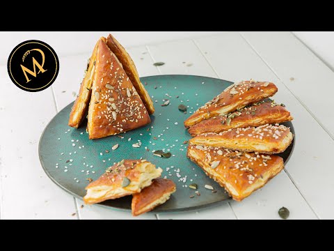 Edle Laugen Ecken aus Plunderteig selber machen