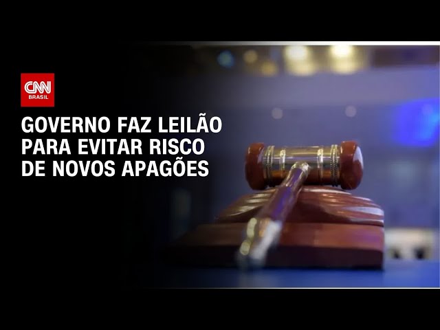 Governo realiza leilão de capacidade de energia sob alerta de apagões | CNN PRIME TIME